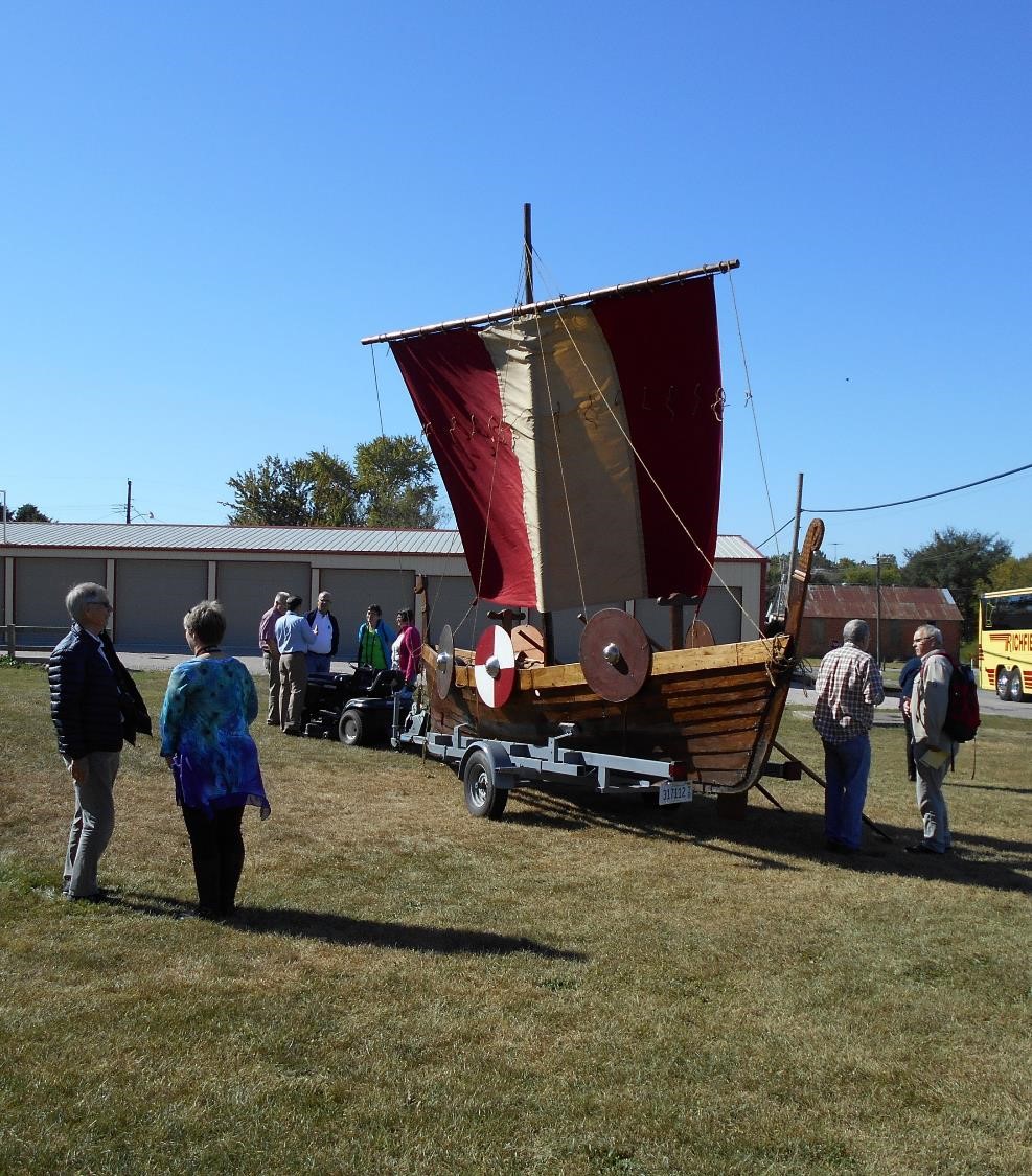 Kopi av vikingskip i USA