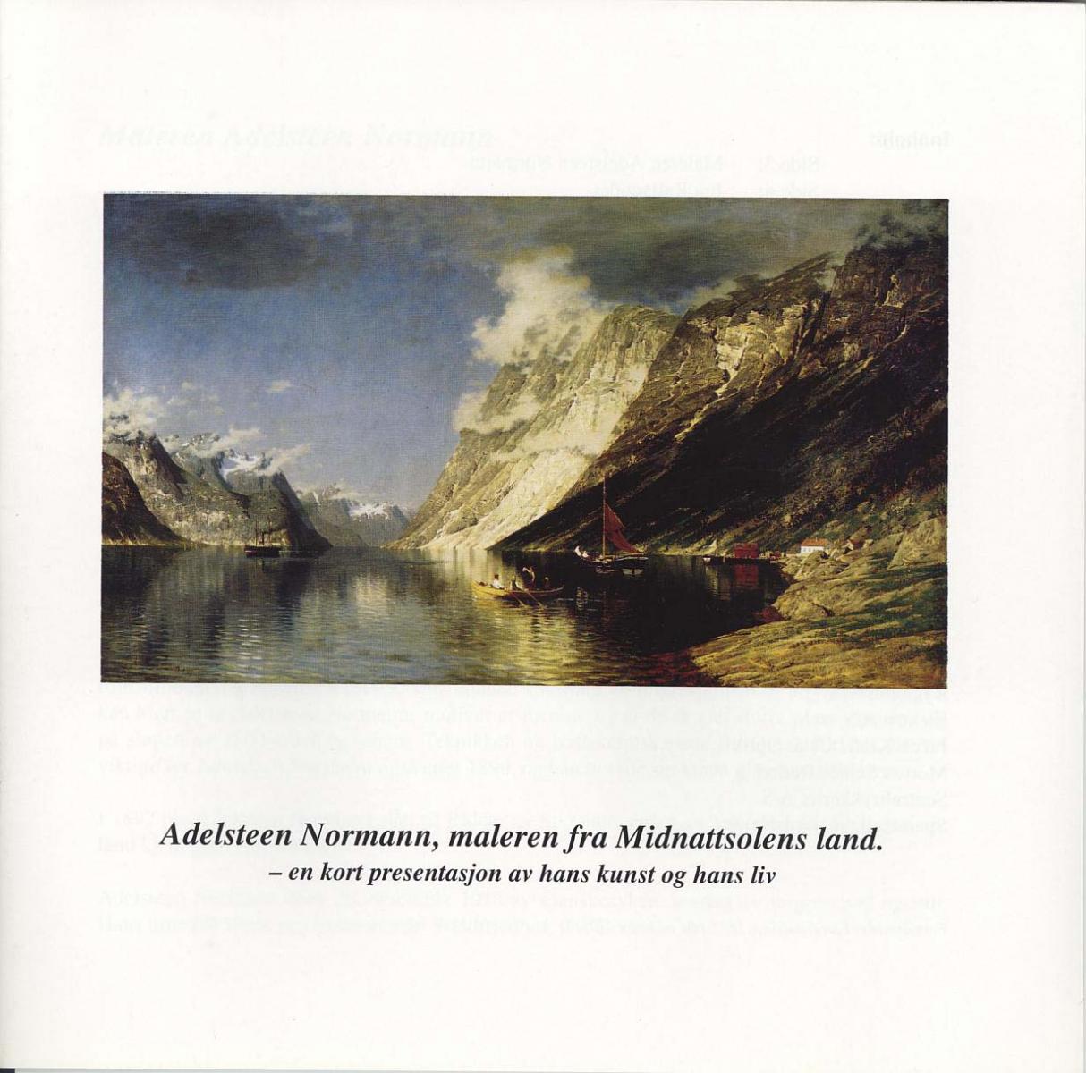 Adelsteen Normann - hefte -forside