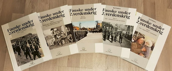 Fauske under 2. verdenskrig - bokserie - foto Anne Grete Mensen