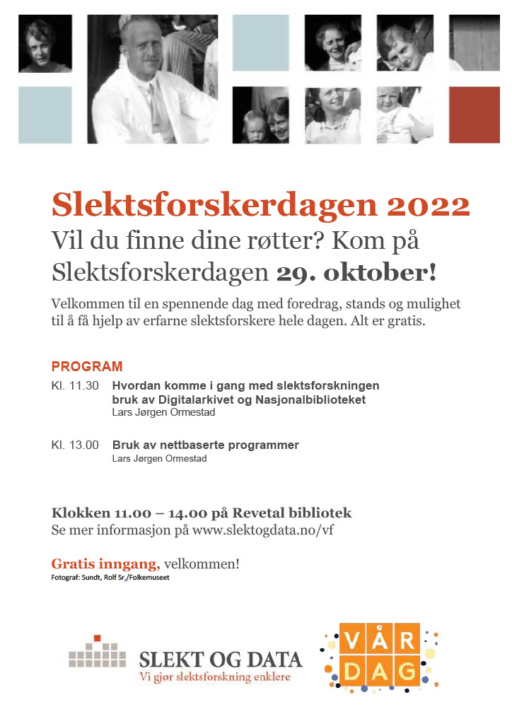 Slektsforskerdagen 2022