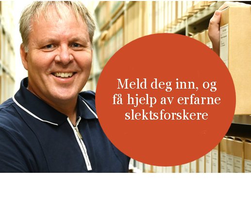 Meld deg inn og få hjelp av erfarne slektsforskere
