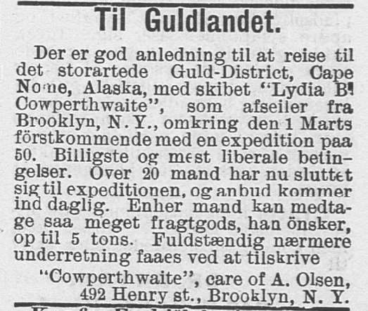 Annonse Guldlandet