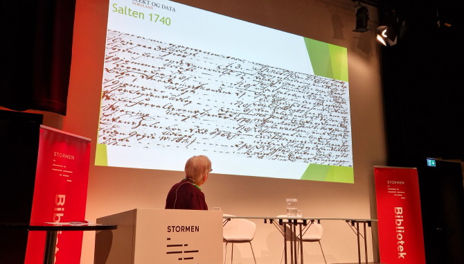 Nye funn i skiftene , Stormen bibliotek