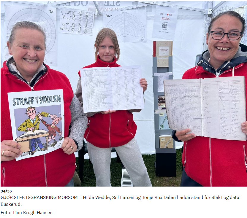 Omtale i Røyken og Hurum Avis 
