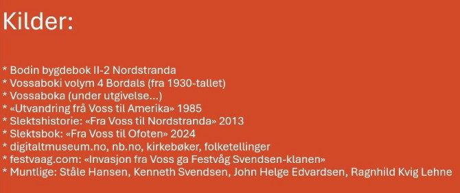 Kilder - Fra Bjørn Sture Trymbos presentasjon