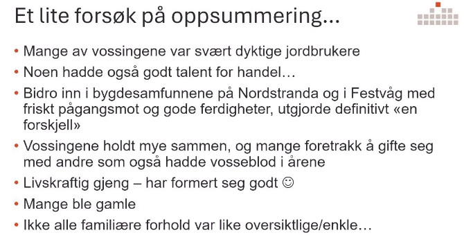 Oppsummering - Bjørn Sture Trymbos presentasjon