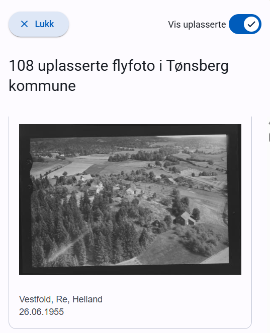 Plassering av bilde på Helland