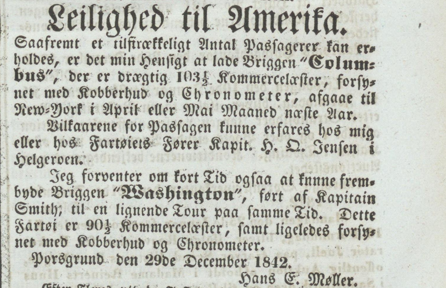 Leilighed til Amerika