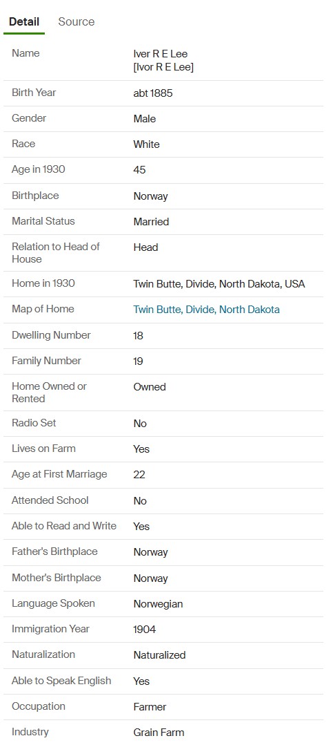 Folketelling Lie 1930