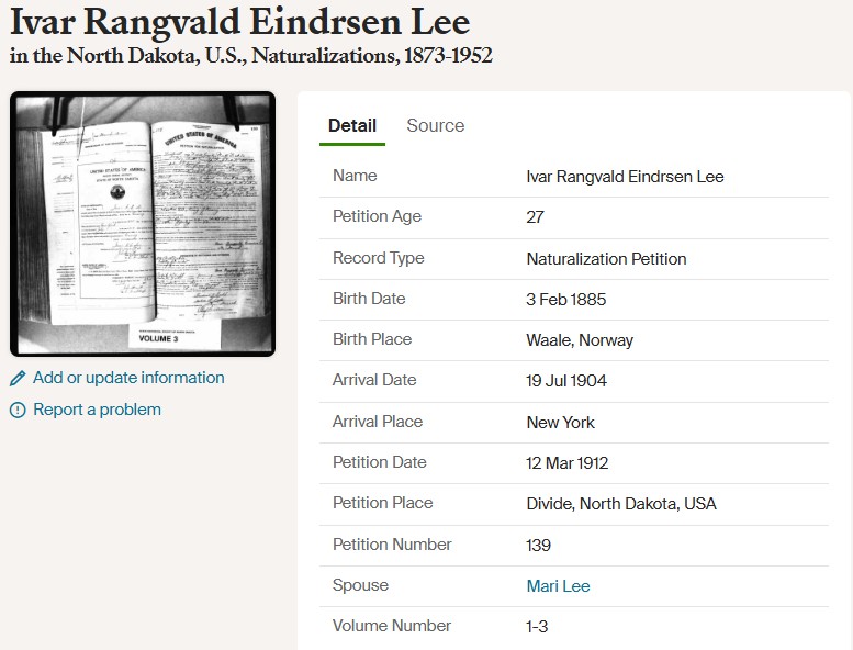 Søknad om statsborgerskap Lie