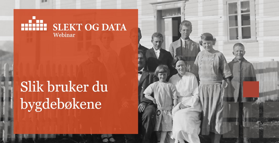 Webinartittel. Familie i bakgrunn