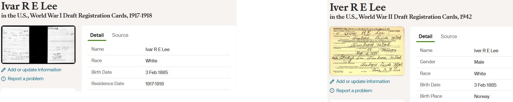 Registering for verneplikt