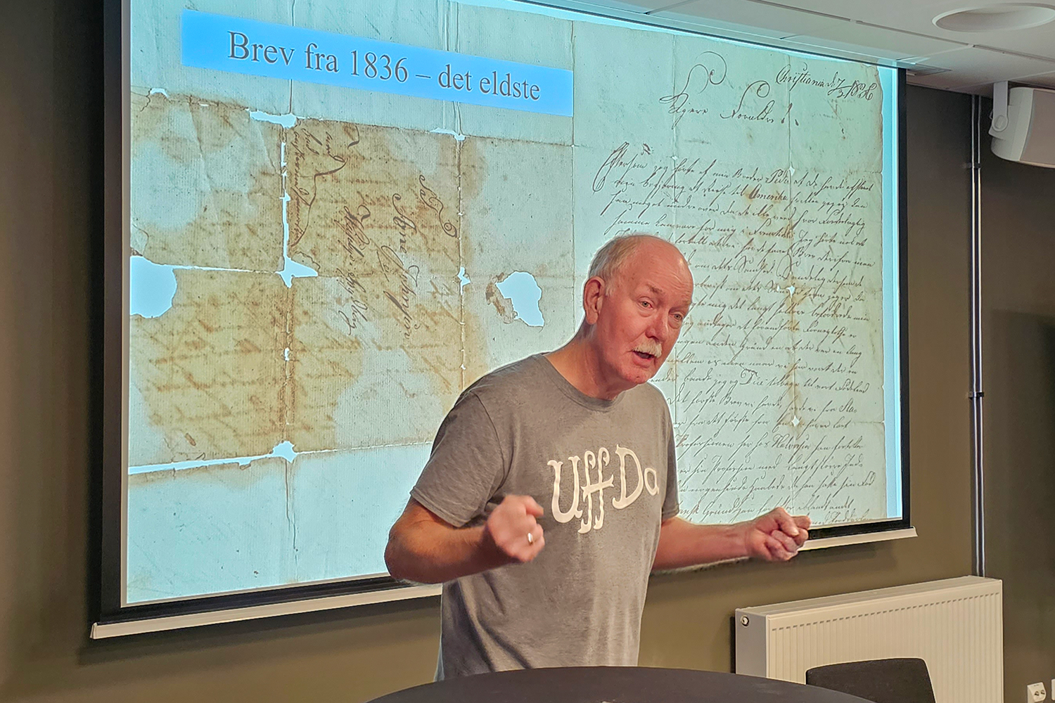 Lyngstad holder foredrag om Amerikabrev.