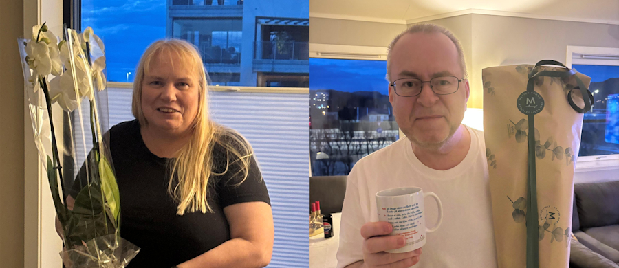 Takk til Anne og Geir