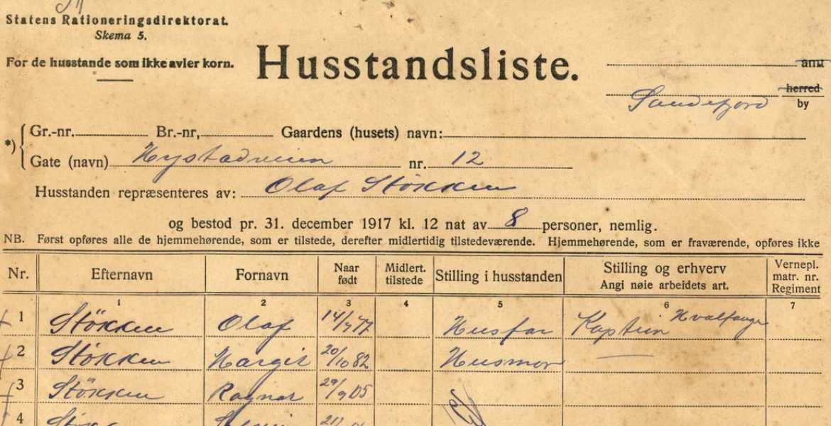 Husstandsliste Hystadveien 12