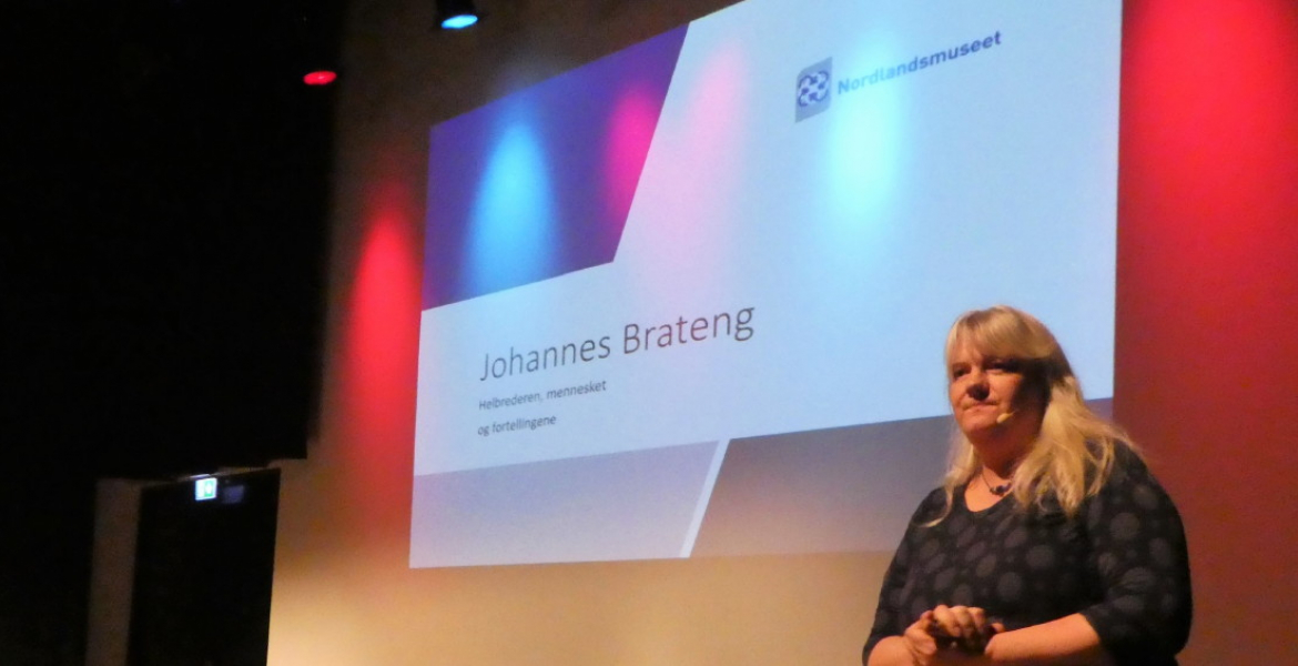 Tove Mette Mæland i Stormen bibliotek des 2018 om Brateng