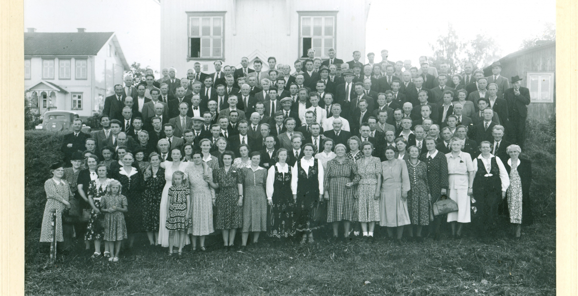 Oppland bonde- og småbrukarlag, årsmøte 1949, Viken u.skole. Eier: Torun Sørli