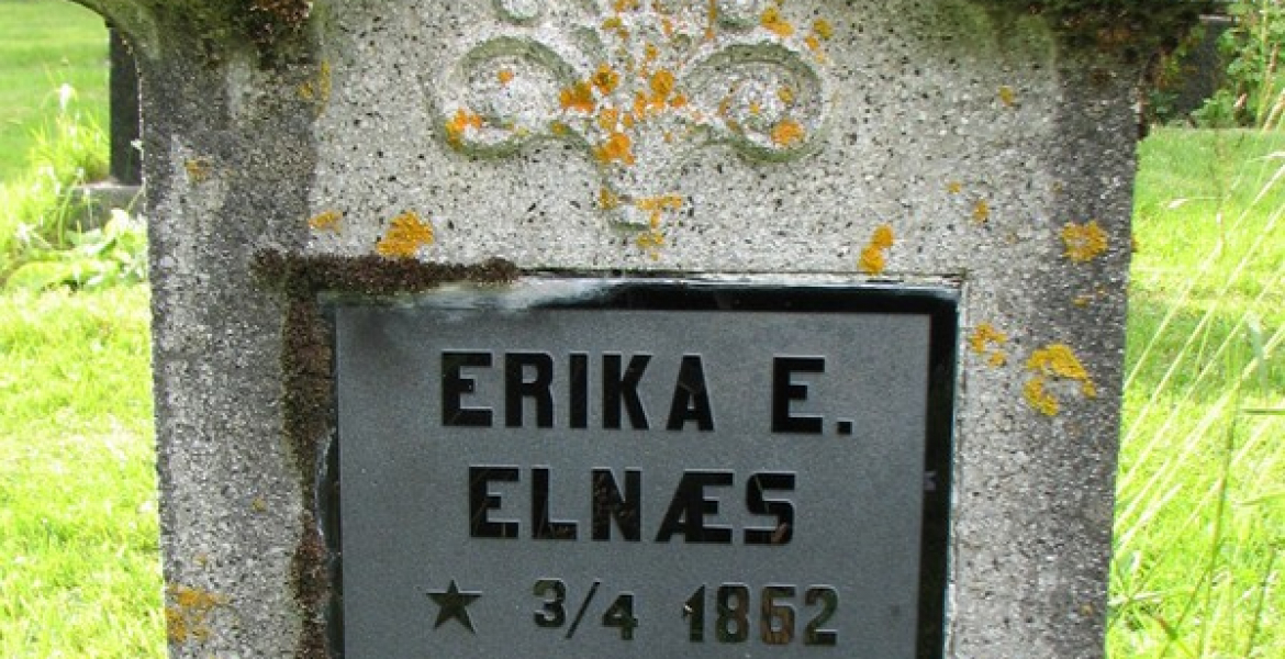 Erika Elnes gravstein