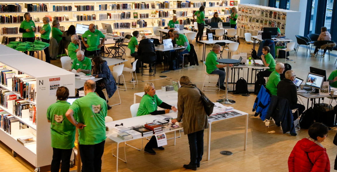 Slektsforskerdagen 2019 - Stormen bibliotek- foto Arve Olsen