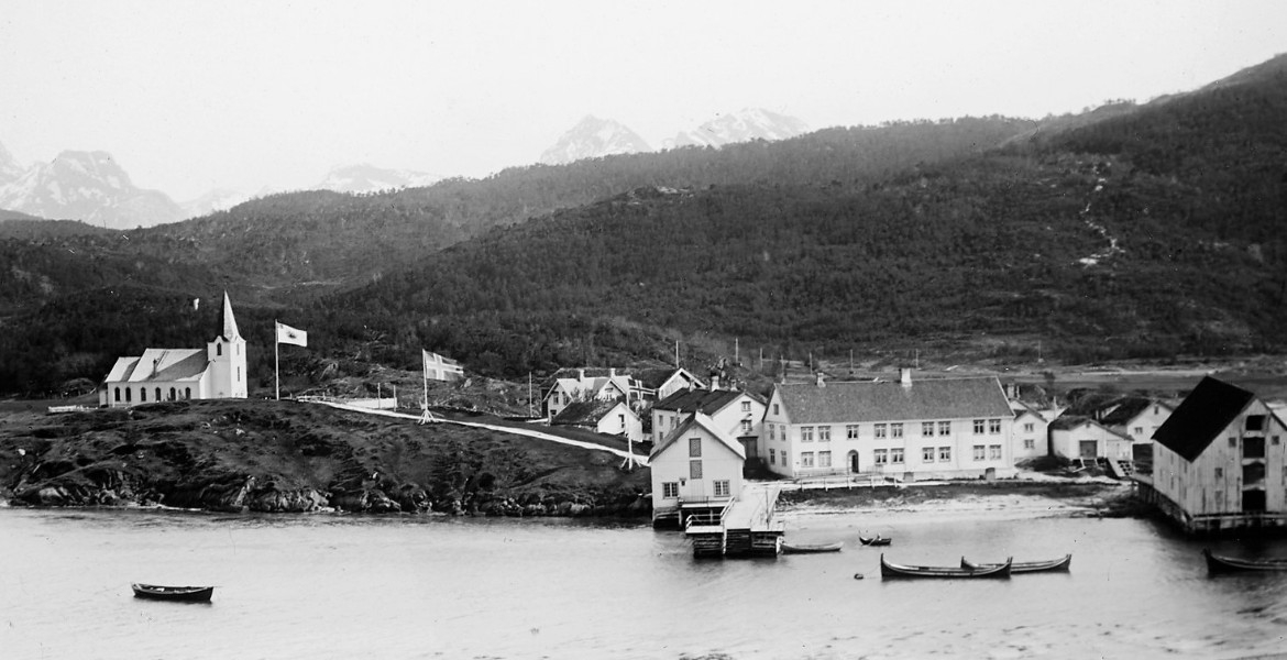 Kjerringøy handelssted ca 1910 - AIN.AS08142.0662