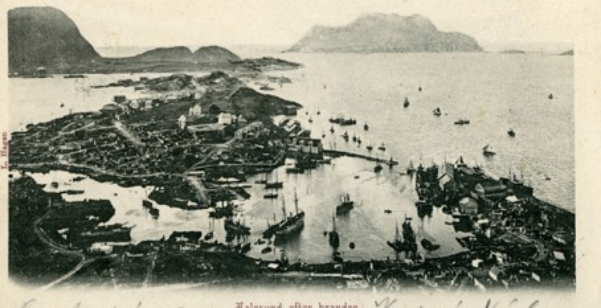 Aalesund efter branden 1904