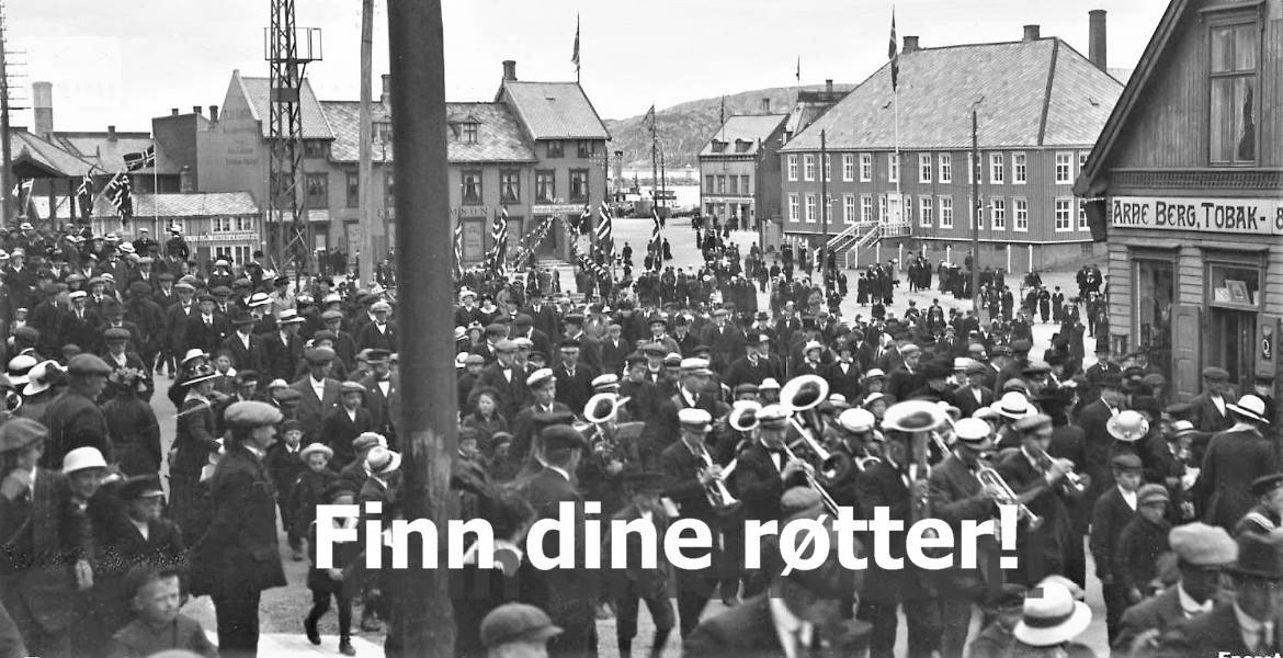 Torget i Bodø før krigen, Mittet, fra NB.no - utsnitt