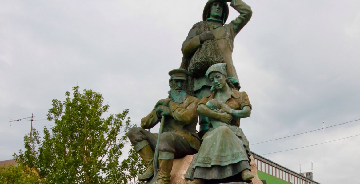 Innvandrermonumentet i Vadsø; foto Alf E. Hansen