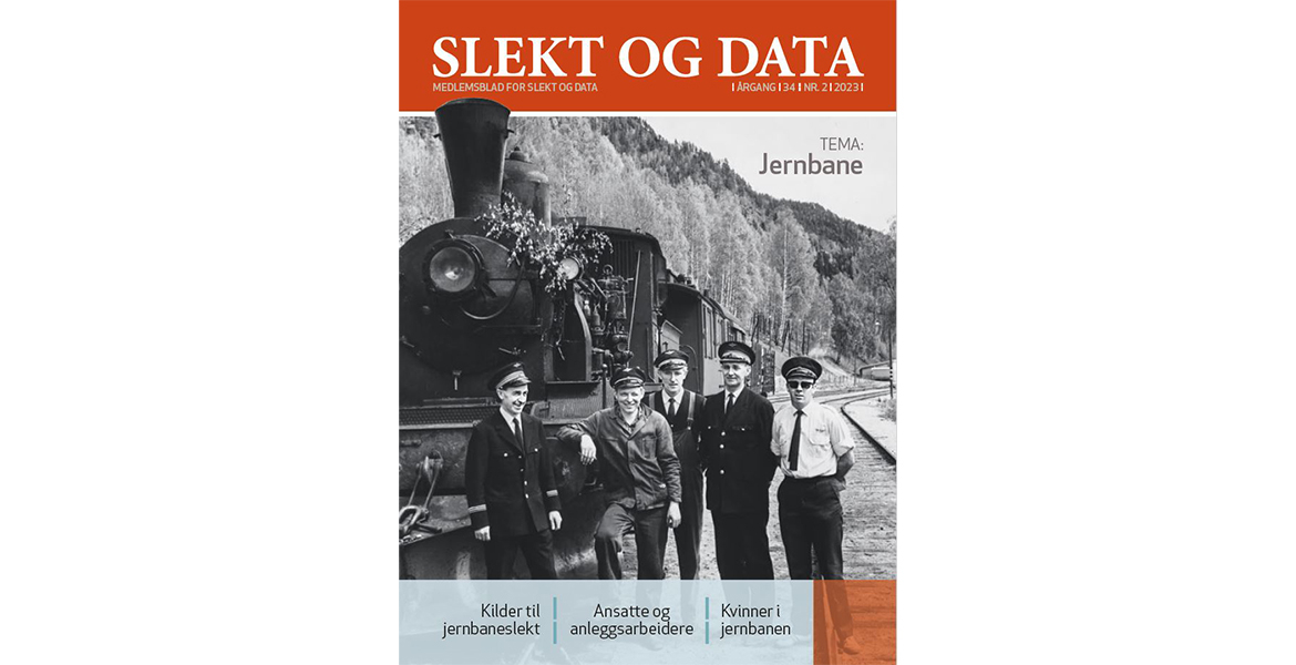 Slekt og Data 2_2023_Jernbane_forside