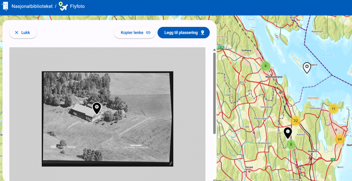 Nasjonalbiblioteket - Flyfoto